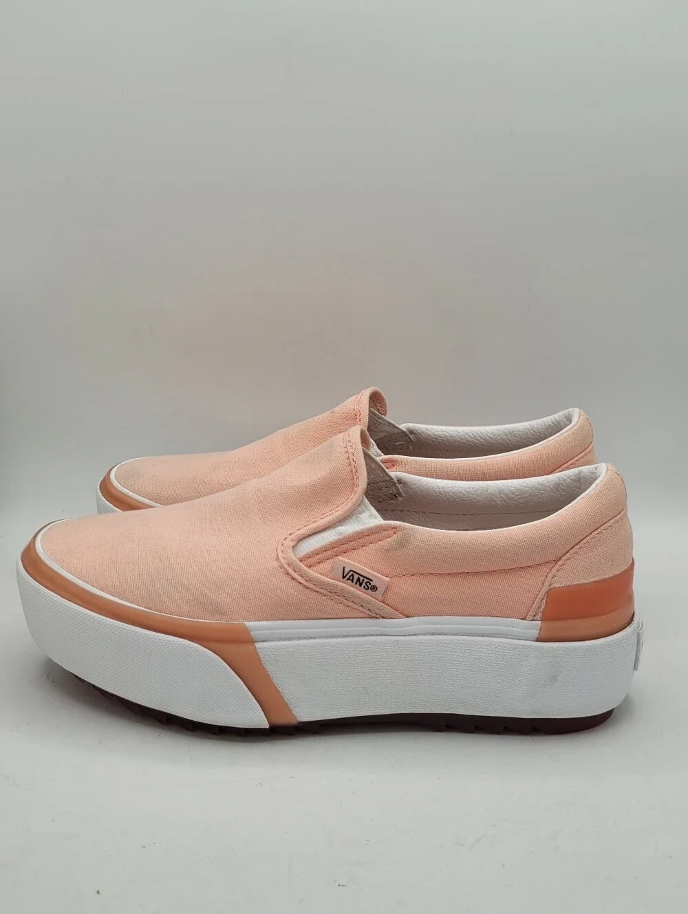 Vans Stacked Peach Platform Size 6 In Womens 4.5 In Mens